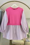 Garnili Line Tunik Pembe