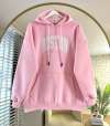 Boston Üç İplik Sweatshirt Pembe